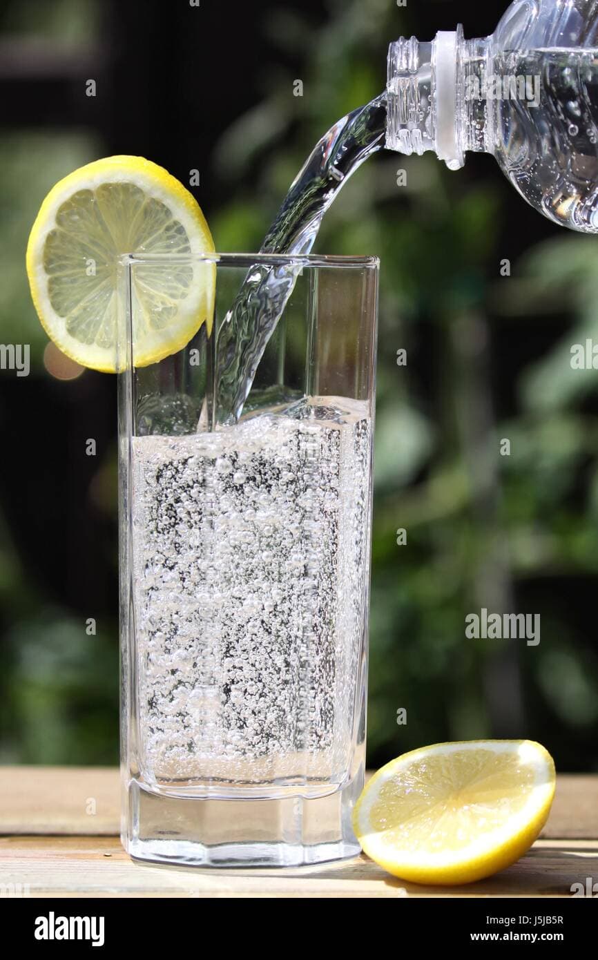 Tangy Lemon Sparkling Soda